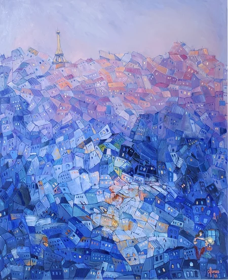 Leyendo en Paris full