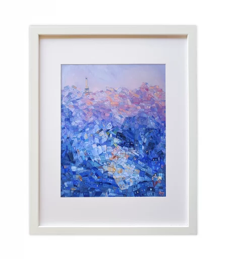 Leyendo en Paris marco